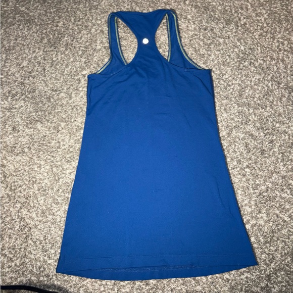 Blue Racerback Tank Top - Picture 4 of 5